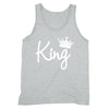 XtraFly Apparel Men's King White Crown Matching Couples Tank-Top