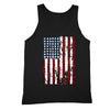 XtraFly Apparel Men's American Flag Distressed 4th of July Tank-Top