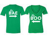 XtraFly Apparel Bae Boo Valentine's Matching Couples Short Sleeve T-shirt