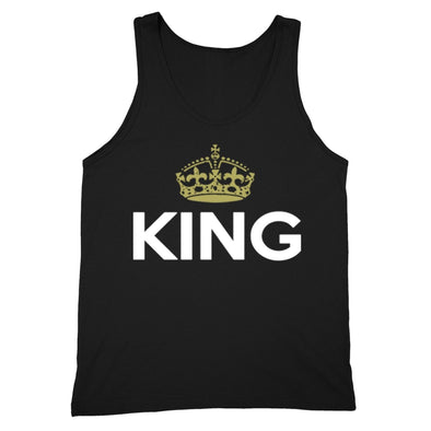 XtraFly Apparel Men's King Golden Crown Matching Couples Tank-Top