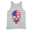 XtraFly Apparel Men's Smiling Skull American Pride Tank-Top