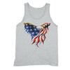 XtraFly Apparel Men's American Flag Distressed 4th of July Tank-Top