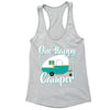 XtraFly Apparel Women's Happy Camper RV Camping Novelty Gag Racer-back Tank-Top