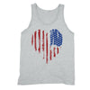 XtraFly Apparel Men's American Flag Distressed 4th of July Tank-Top