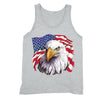 XtraFly Apparel Men's American Flag Distressed 4th of July Tank-Top