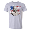 XtraFly Apparel Men's Marilyn Monroe USA Flag American Pride Crewneck Short Sleeve T-shirt