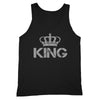 XtraFly Apparel Men's King Silver Crown Matching Couples Tank-Top