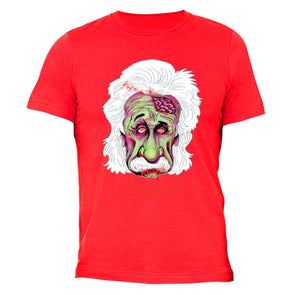 XtraFly Apparel Men's Got Brains Zombie Einstein Novelty Gag Crewneck Short Sleeve T-shirt