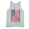 XtraFly Apparel Men's American Flag Distressed 4th of July Tank-Top