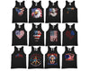 XtraFly Apparel Men's American Flag Distressed 4th of July Tank-Top