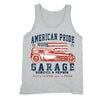 XtraFly Apparel Men's Service Car Garage Flag American Pride Tank-Top