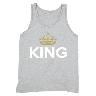 XtraFly Apparel Men's King Golden Crown Matching Couples Tank-Top