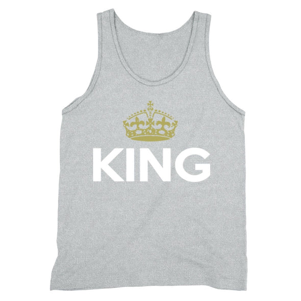 XtraFly Apparel Men's King Golden Crown Matching Couples Tank-Top