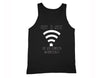 XtraFly Apparel Men's Home is Where the WIFI Novelty Gag Tank-Top