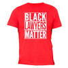 XtraFly Apparel Men's Black Lawyers Matter America Crewneck Short Sleeve T-shirt