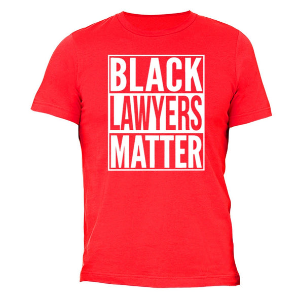 XtraFly Apparel Men's Black Lawyers Matter America Crewneck Short Sleeve T-shirt