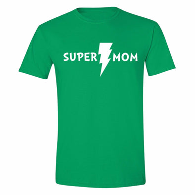 XtraFly Apparel Men's Super Mom Mother's Day Crewneck Short Sleeve T-shirt