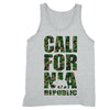 XtraFly Apparel Men's Camo Bear Stacked California Pride Tank-Top