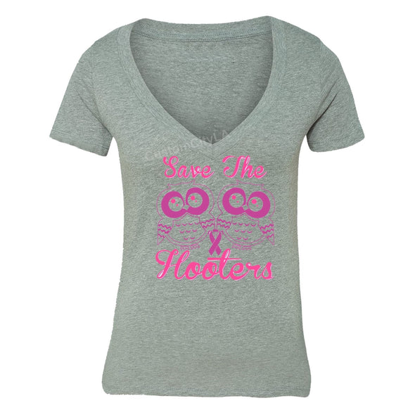 XtraFly Apparel Women's Breast Cancer Awareness V-neck Short Sleeve T-shirt