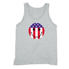 XtraFly Apparel Men's American Flag Distressed 4th of July Tank-Top