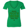 XtraFly Apparel Women's St. Patrick's Day Irish Pride V-neck Short Sleeve T-shirt