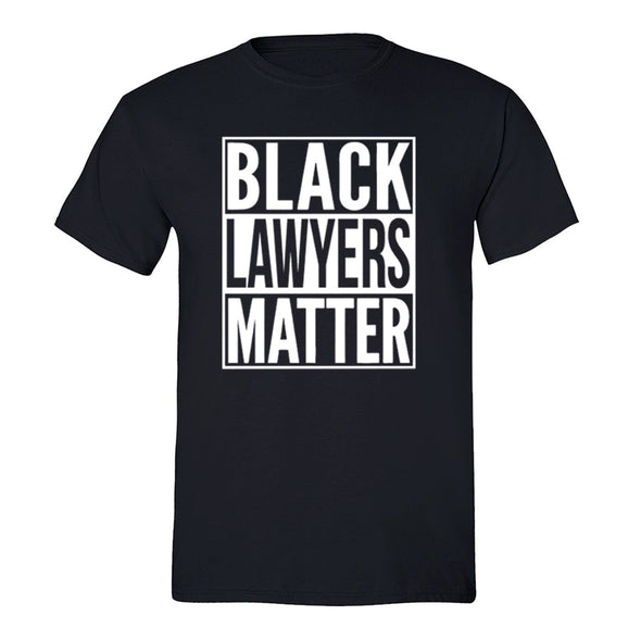 XtraFly Apparel Men's Black Lawyers Matter America Crewneck Short Sleeve T-shirt