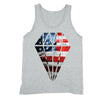 XtraFly Apparel Men's American Flag Distressed 4th of July Tank-Top