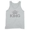 XtraFly Apparel Men's King Silver Crown Matching Couples Tank-Top