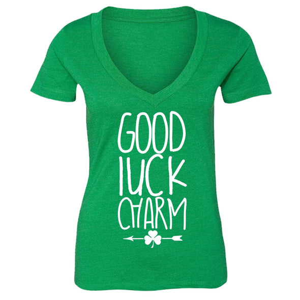 XtraFly Apparel Women's St. Patrick's Day Irish Pride V-neck Short Sleeve T-shirt