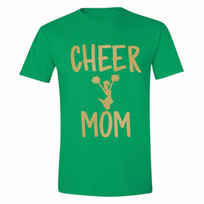 XtraFly Apparel Men's Cheer Mom Mother's Day Crewneck Short Sleeve T-shirt