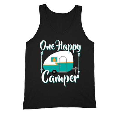 XtraFly Apparel Men's Happy Camper RV Camping Novelty Gag Tank-Top