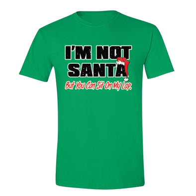 XtraFly Apparel Men's I'm Not Santa Ugly Christmas Crewneck Short Sleeve T-shirt