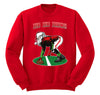 Free Shipping Ho Ho Ho Hike Football Season Sports Christmas Sweater Gift Party Santa Winter Long Sleeve Men Women Crewneck Sweatshirt