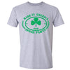 Free Shipping Men St. Patrick's Day Saint Paddy Drunk shirt Made in America Irish Parts Shamrock Clover Irish Men Women Crewneck T-Shirt