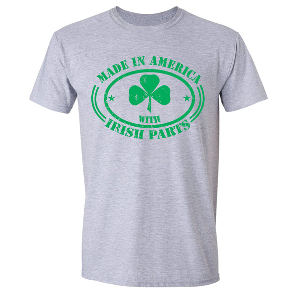 Free Shipping Men St. Patrick's Day Saint Paddy Drunk shirt Made in America Irish Parts Shamrock Clover Irish Men Women Crewneck T-Shirt