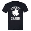 Free Shipping Mens St. Patrick's Day Saint Paddy Drunk shirt Lucky Charm Shamrock Clover Irish Crewneck T-Shirt