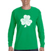 Free Shipping Mens St. Patrick's Day Saint Paddy Drunk shirt Shamrock Clover Irish Mens Long Sleeve T-Shirt