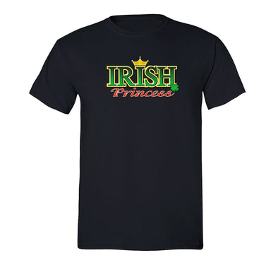 Free Shipping Men's Irish Princess Clover Shamrock Crown Ireland St. Patrick's Day T-Shirt