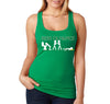 Free Shipping Women's Irish Olympics Funny Drinking Beer Whiskey Clover Shamrock Shenanigans Team Party St. Patrick's Day Racer-Back Tank-Top