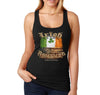 Free Shipping Women's Irish American USA Flag Pride St. Patrick's Day Clover Shamrock Shenanigans Racerback Tanktop