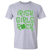 Free Shipping Mens St. Patrick's Day Saint Paddy Drunk shirt Irish Girls Rock Shamrock Clover Irish Crewneck T-Shirt