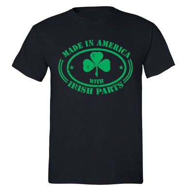 Free Shipping Men St. Patrick's Day Saint Paddy Drunk shirt Made in America Irish Parts Shamrock Clover Irish Men Women Crewneck T-Shirt