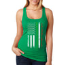 Free Shipping Women's Shillelagh Flag Irish Ireland Clover Shamrock Beer USA St. Patrick's Day Racer-Back Tank-Top