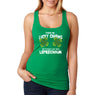 Free Shipping Women's Touch My Lucky Charms Leprechaun Funny Shenanigans Clover Shamrock Irish Beer St. Patrick's Day Racerback Tanktop