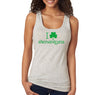 Free Shipping Women's I Love Shenanigans St. Patrick's Day Irish Clover Shamrock Drinking Party Funny Beer Pub Bar Racerback Tanktop