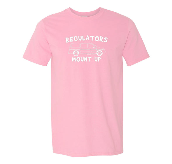 Free Shipping Men's Regulators Mount Up Mini Van Mom Mother's Day Crewneck Short Sleeve T-Shirt Birthday Gift Aunt Nana Mother Grandma Tee