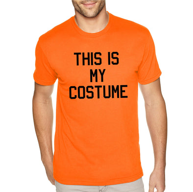 XtraFly Apparel Men's Tee Halloween This Is My Costume Fall Trick or Treat Gift  Crewneck T-Shirt