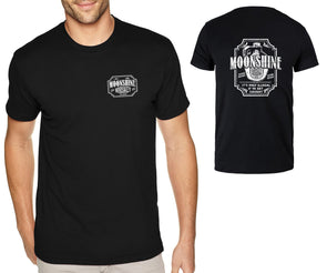 XtraFly Apparel Men&#39;s Tee Moonshine Whiskey Moonshiners Popcorn Shine Country Prohibition Brewery Brewing Drinking Beer Crewneck T-shirt