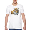 XtraFly Apparel Men&#39;s Tee Tiger Head Portrait Wild Animal Wildlife Zoo Safari Lion Jungle Africa African Cat Crewneck T-shirt