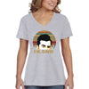 XtraFly Apparel Women&#39;s Ew David Rose Apothecary Creek Dan Levy Alexis Johnny Moira Bebe Rosebud Motel Eugene Levy V-neck T-shirt